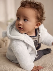 Gris con estrellas - Baby Cosy Fleece Jacket with 3D Ears - Imagen 3 de 10