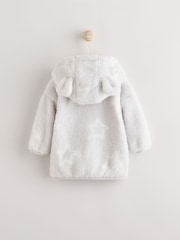 Gris con estrellas - Baby Cosy Fleece Jacket with 3D Ears - Imagen 6 de 10