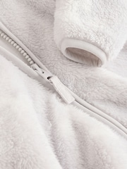 Gris con estrellas - Baby Cosy Fleece Jacket with 3D Ears - Imagen 9 de 10