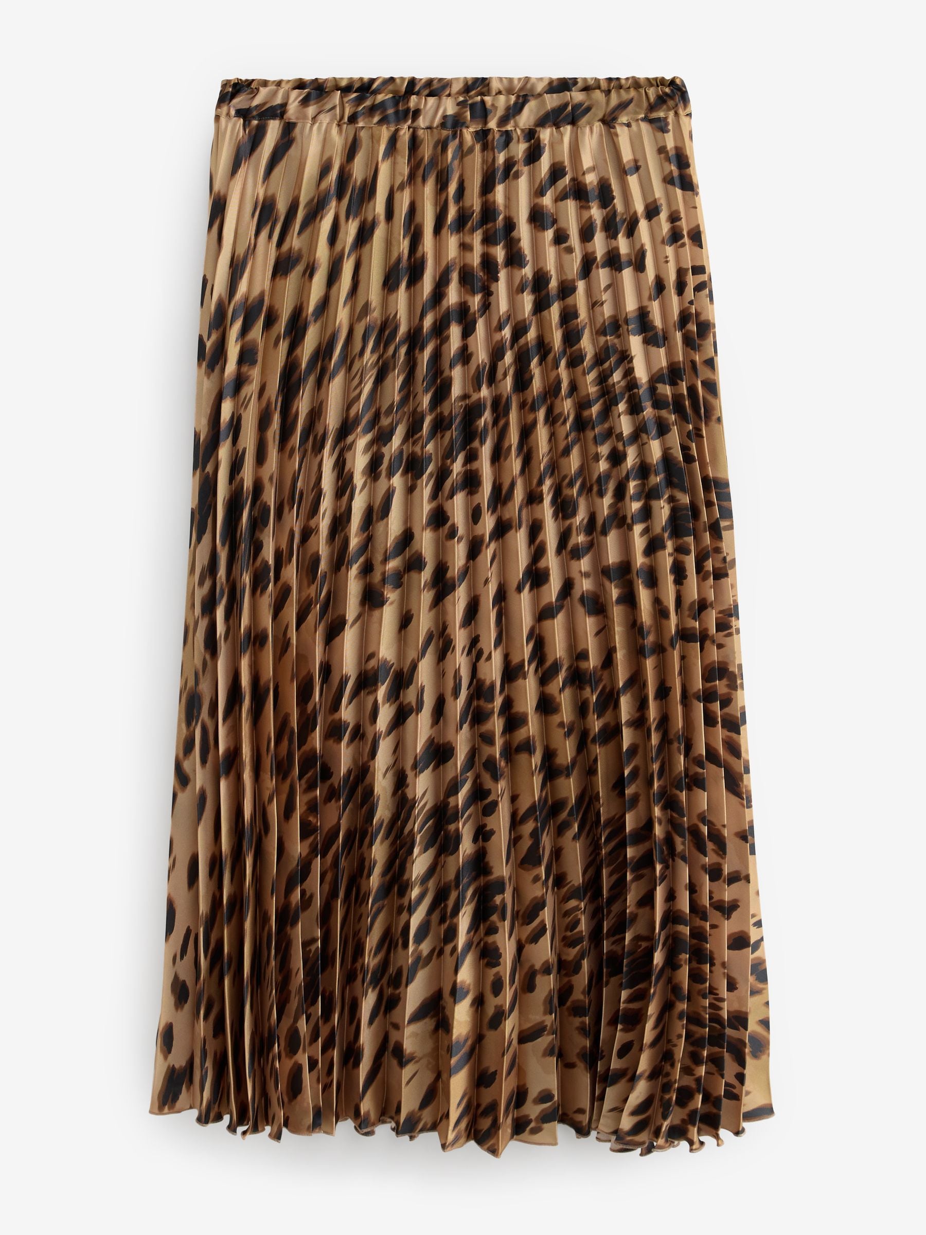 Buy Leopard Print Pleated Maxi Skirt from the Next UK online shop