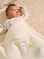 Embroidered Bunnies Baby Blanket - Image 3 of 4