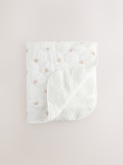 Bear Muslin Baby Fleece Blanket - Image 1 of 3