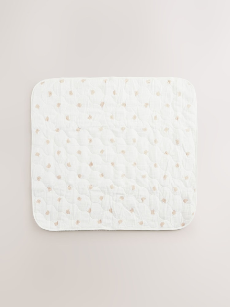 Bear Muslin Baby Fleece Blanket - Image 3 of 3