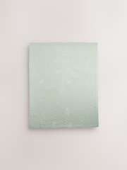 100% Cotton Spot Baby Knitted Blanket - Image 3 of 3