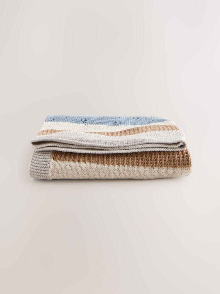 Knitted Baby Blanket - Image 2 of 3