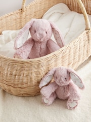 Pink Heart Bunny Soft Plush Toy - Image 1 of 9