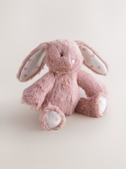 Pink Heart Bunny Soft Plush Toy - Image 4 of 9