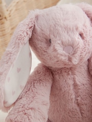 Pink Heart Bunny Soft Plush Toy - Image 5 of 9