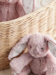 Pink Heart Bunny Soft Plush Toy - Image 7 of 9
