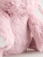 Pink Heart Bunny Soft Plush Toy - Image 9 of 9