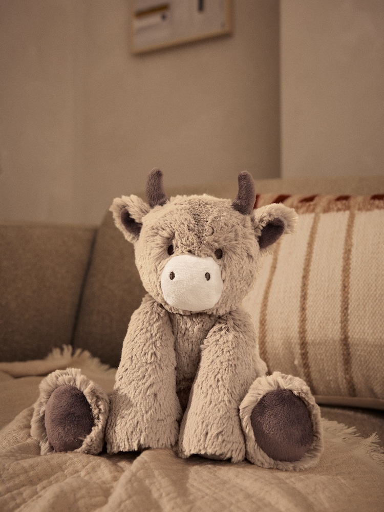 Brown Hamish Highland Cow Soft Plush Toy - Image 1 of 6