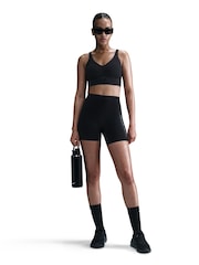 Nike Black Medium Alate Support Longline Padded Sports Bra - Image 1 of 6