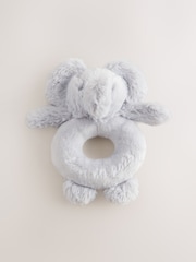 Born in 2025 Grey Eephant Baby Rattle - Image 3 of 3