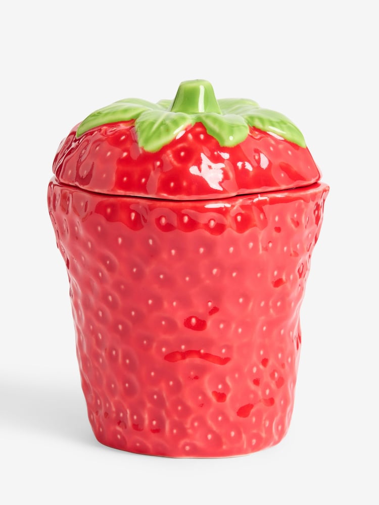 Red Strawberry and Vanilla Scented Candle - Image 5 of 5