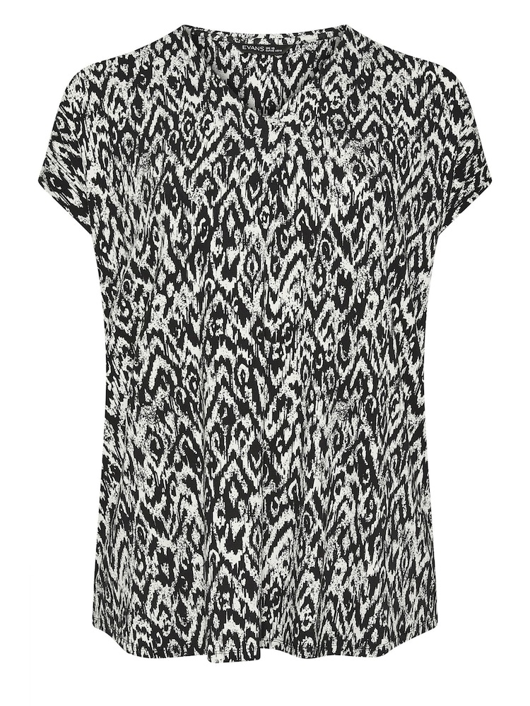 Negro - Evans Ikat Swing Top - Imagen 5 de 5 Negro - Evans Ikat Swing Top - Imagen 5 de 5