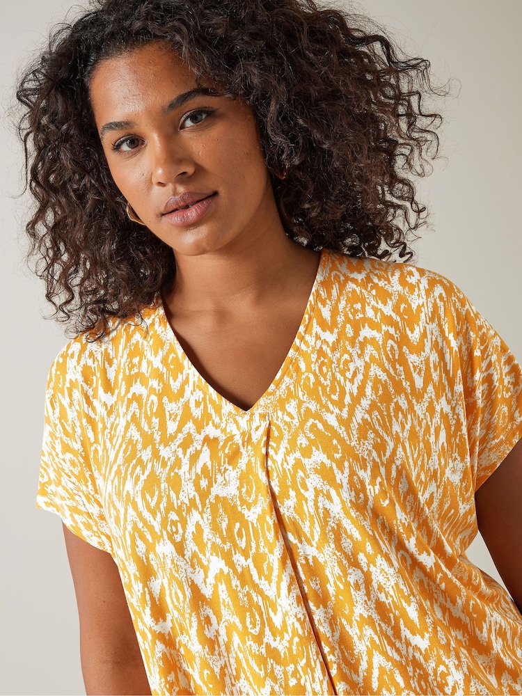 Galben - Evans Ikat Evazat Top - Image 4 of 5