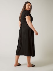 Evans Curve Leopard Print Midaxi Dress - Image 3 of 5