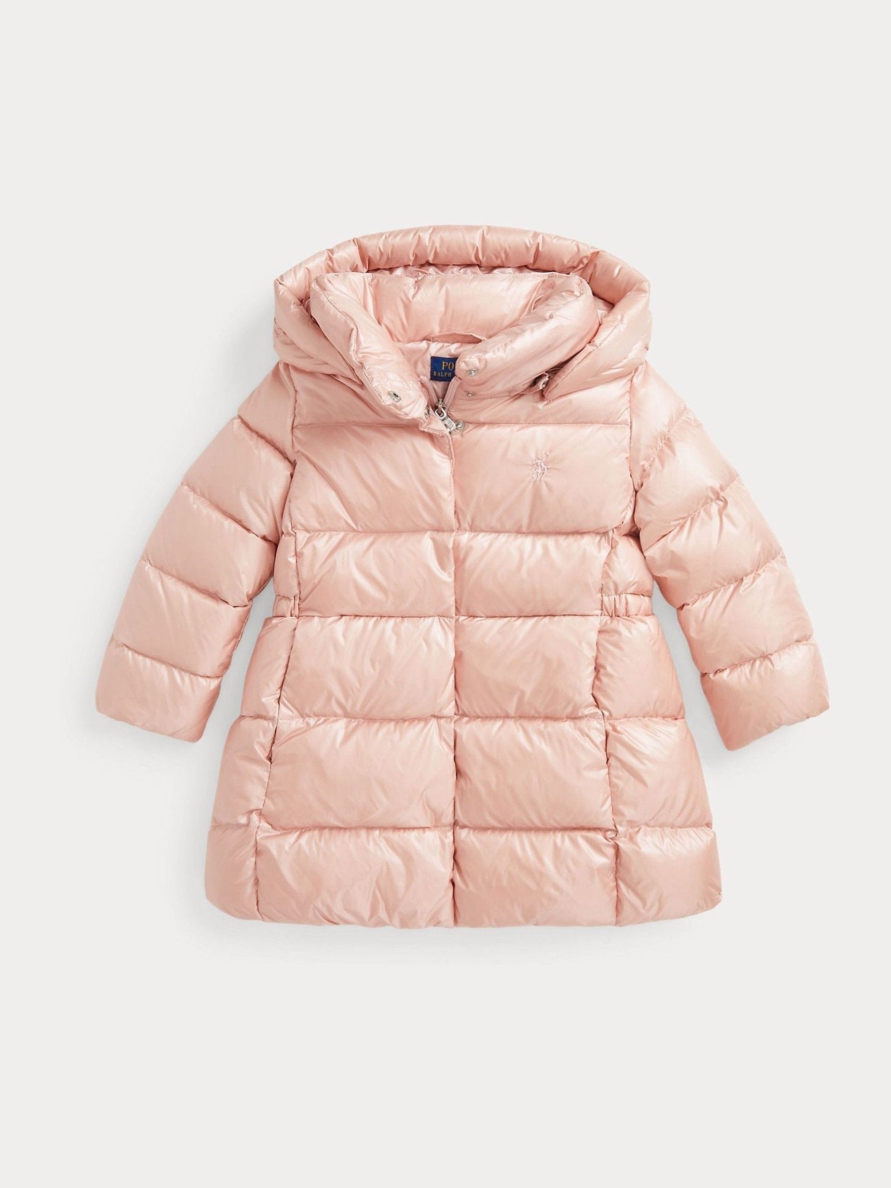 Ralph lauren pink puffer jacket shop