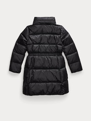 Polo Ralph Lauren Girls Longline Puffer Black Jacket - Bild 3 von 3