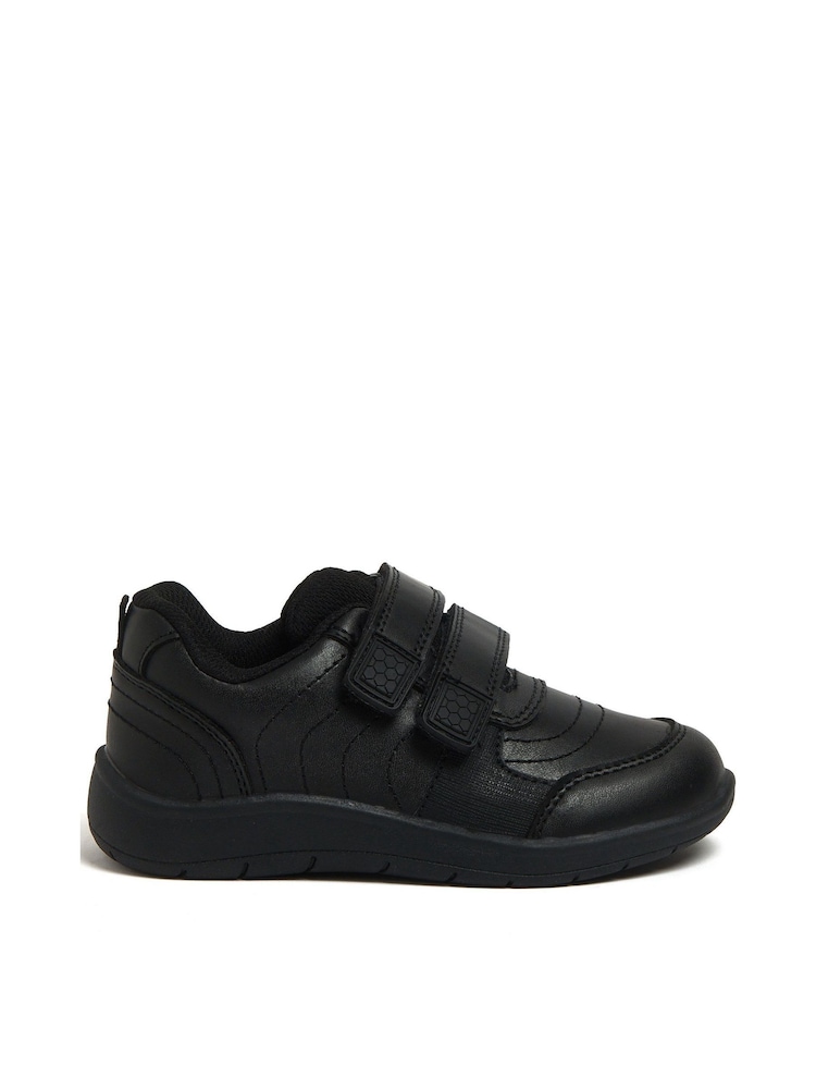 Harry Bear Black Football School Shoes - Image 1 of 5