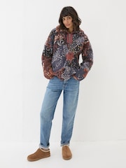FatFace Parker Multi Abstract Animal Fleece - Image 1 of 9