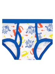 Character Blue George Pig 100% Cotton Underwears 5 Pack - Image 4 of 6