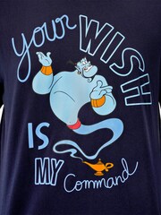 Character Blue Disney Aladdin 100% Cotton Pyjamas - Image 2 of 2