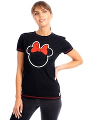 تيشِرت قطن 100% بتصميم شخصية Minnie Mouse - صورة 1 من 1