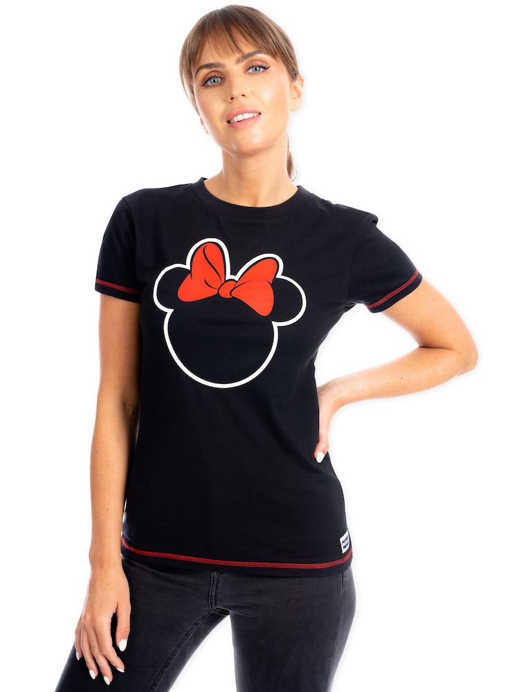 تيشِرت قطن 100% بتصميم شخصية Minnie Mouse - صورة 1 من 1