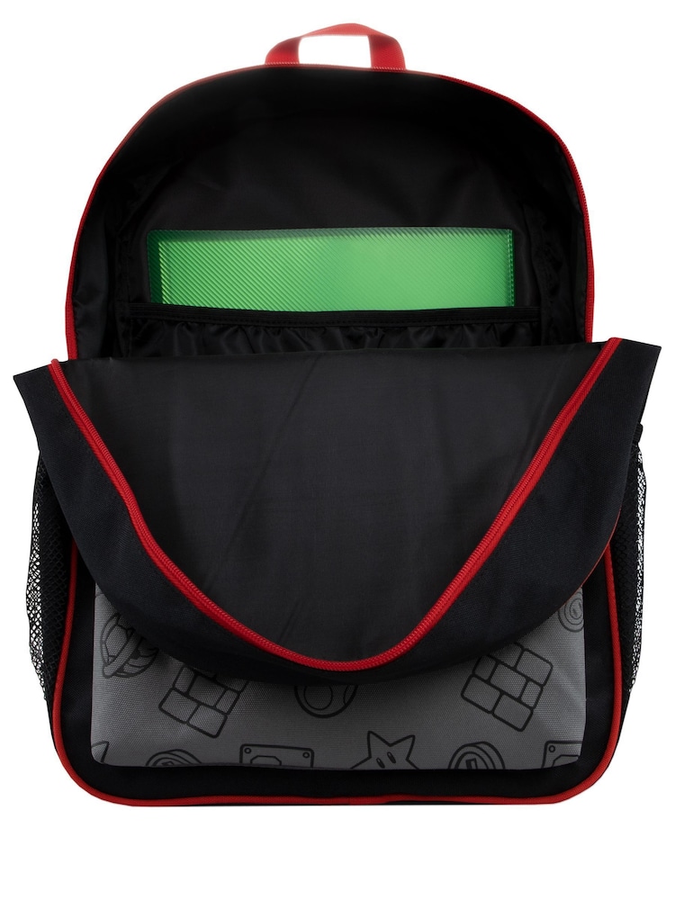 Character Black Super Mario Backpack - Image 2 of 5