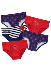 Character Red Spiderman 100% Cotton Underwears 5 Pack - Image 1 of 5