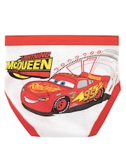 Character Red Disney Cars 100% Cotton Underwears 5 Pack - Image 4 of 5