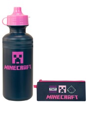 Character Pink Minecraft Backpack 4 Piece Set - Image 4 of 6