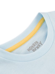 Character Blue Horrid Henry 100% Cotton T-Shirt - Image 7 of 7