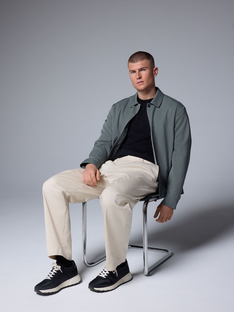 Mens Next Sage Green Plain Smart Coach Jacket XL