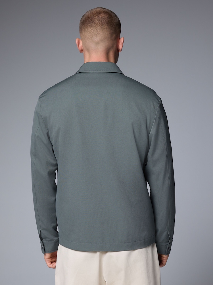 Mens Next Sage Green Plain Smart Coach Jacket XL Mens Next Sage Green Plain Smart Coach Jacket XL