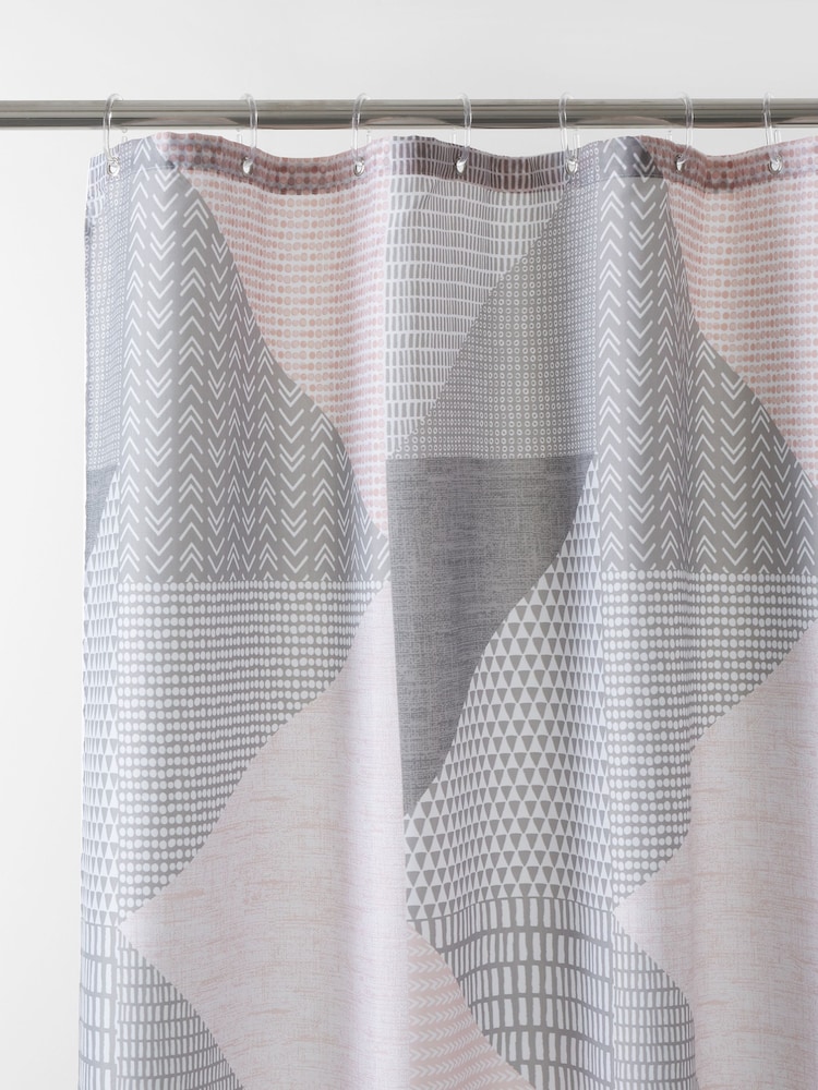 Catherine Lansfield Larrson Geo Shower Curtain - Imagem 2 de 3