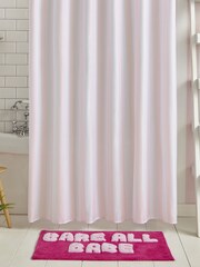 Sassy B Pink Stripe Tease Shower Curtain - Image 2 of 3