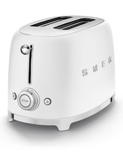 Smeg White 2 Slice Toaster - Image 3 of 7