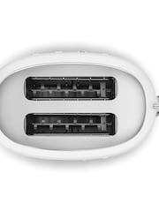 Smeg White 2 Slice Toaster - Image 5 of 7