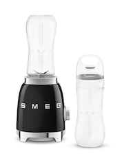Smeg Black 50's Retro Style Personal Blender 600ml - Image 2 of 7