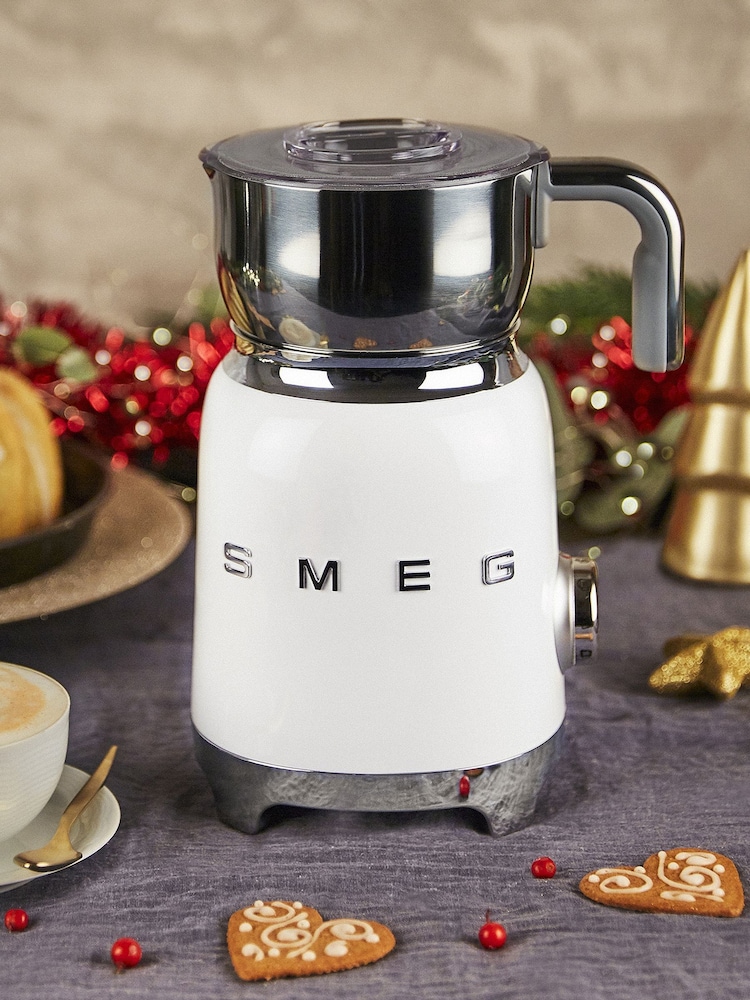 Smeg White Electric Milk Frother - Image 1 of 8