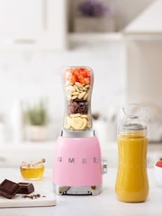 Smeg Pink 50's Retro Style Personal Blender 600ml - Image 1 of 7