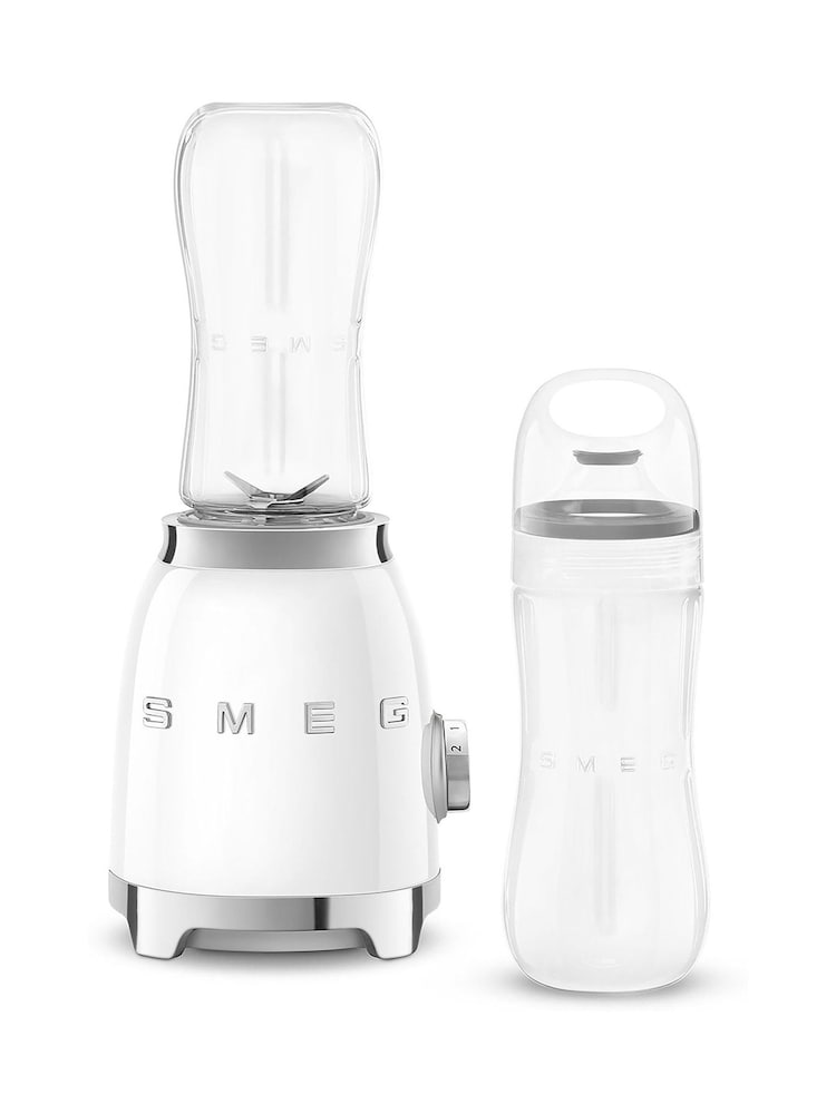 Smeg White 50's Retro Style Personal Blender 600ml - Image 2 of 7