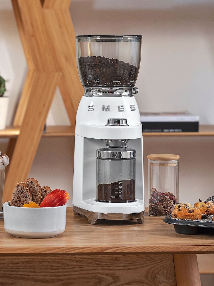 Smeg White Coffee Grinder - Image 1 of 8