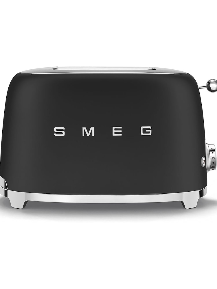 Smeg Black 2 Slice Toaster - Image 2 of 7