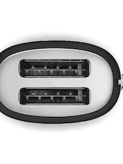 Smeg Black 2 Slice Toaster - Image 5 of 7