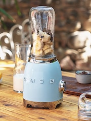 Smeg Pastel Blue 50's Retro Style Personal Blender 600ml - Image 1 of 7