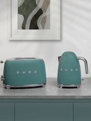 Smeg Emerald Green 2 Slice Toaster - Image 2 of 7