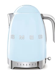 Smeg Pastel Blue Temperature Controlled Kettle 1.7 Litre - Image 1 of 6